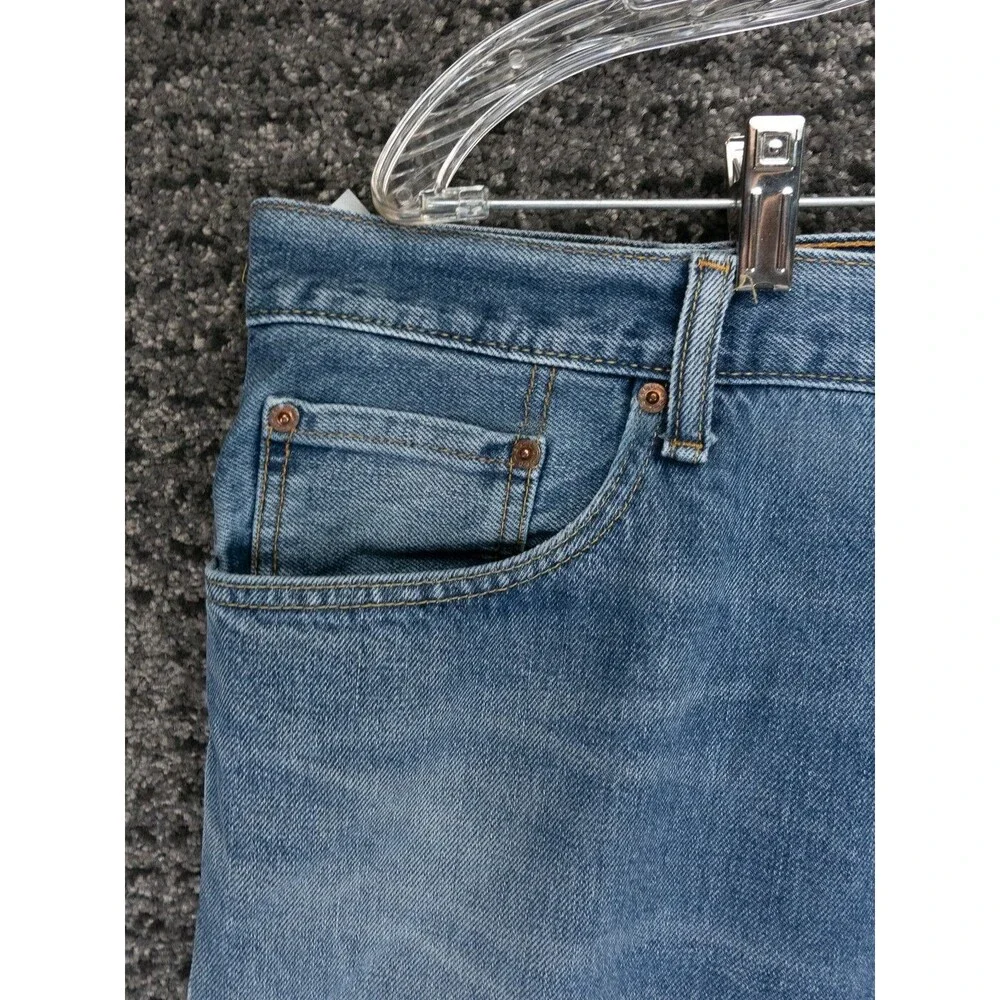 Levis 550 Jeans Men 40x32 Blue Relaxed Fit Tapered Distressed Denim Comfort